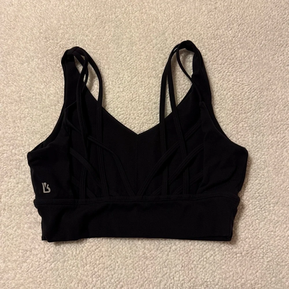 BuffBunny Collection Black Monarch Strappy Sports Bra - Picture 5 of 8
